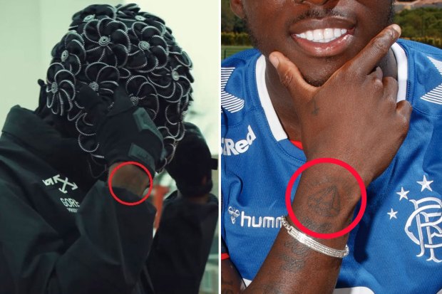 Dide has been spotted with a tattoo on his arm that is very similar to the one the Cardiff City winger has.