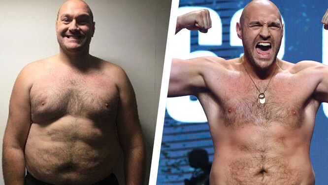 Fury before and after weight loss