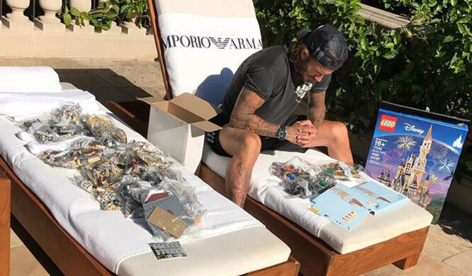 Beckham collects LEGOs not even on the street