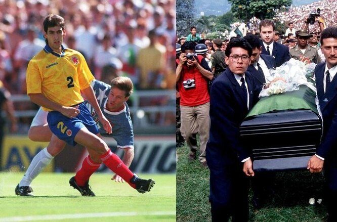 Andres Escobar and his funeral